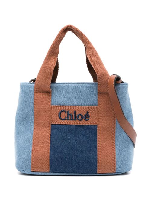 Borsa bambina in denim Chloe' Kids | C20355Z10